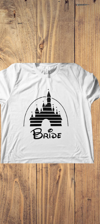 Disney bride shirt xs-2xl