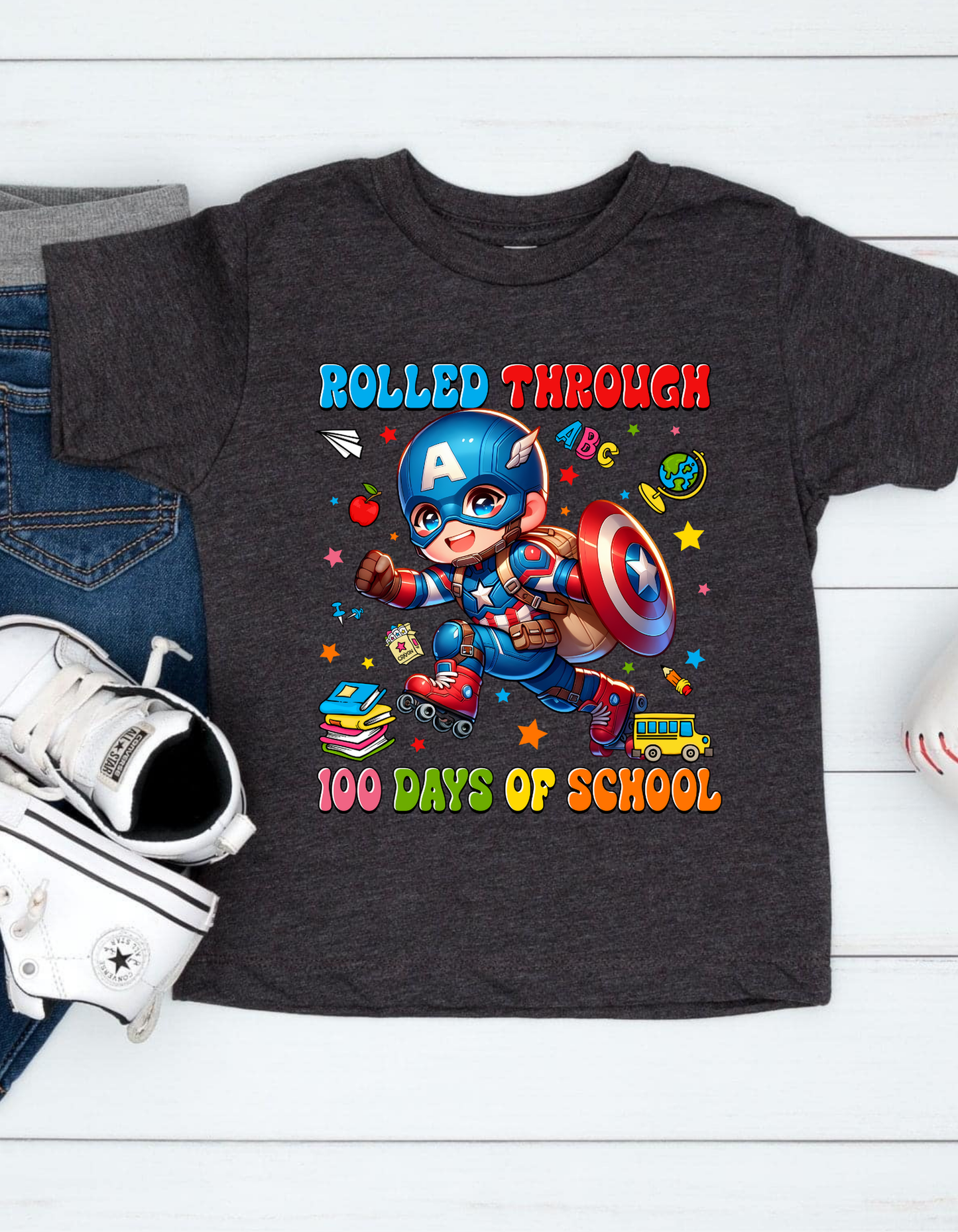 100 days of school superhero's