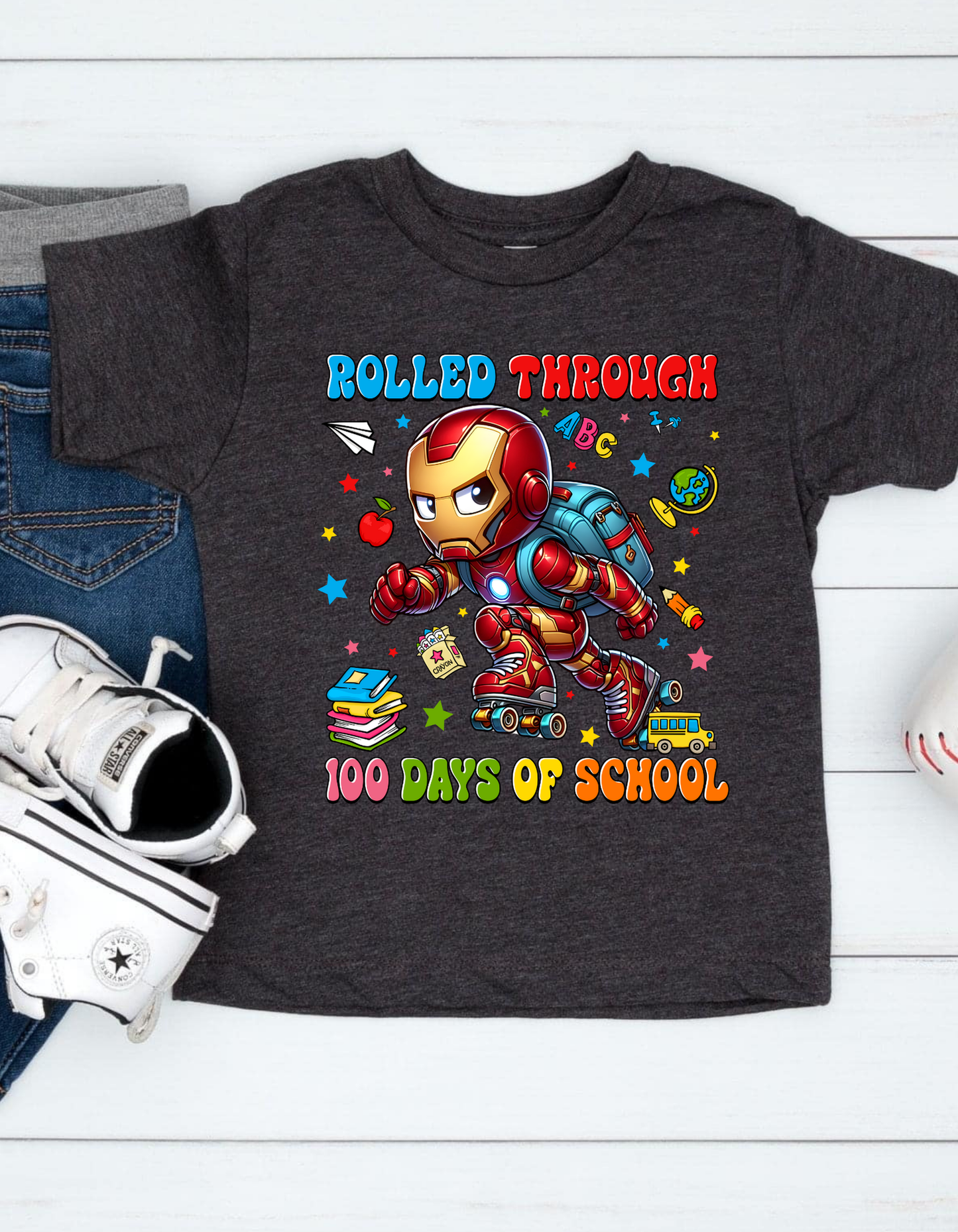 100 days of school superhero's