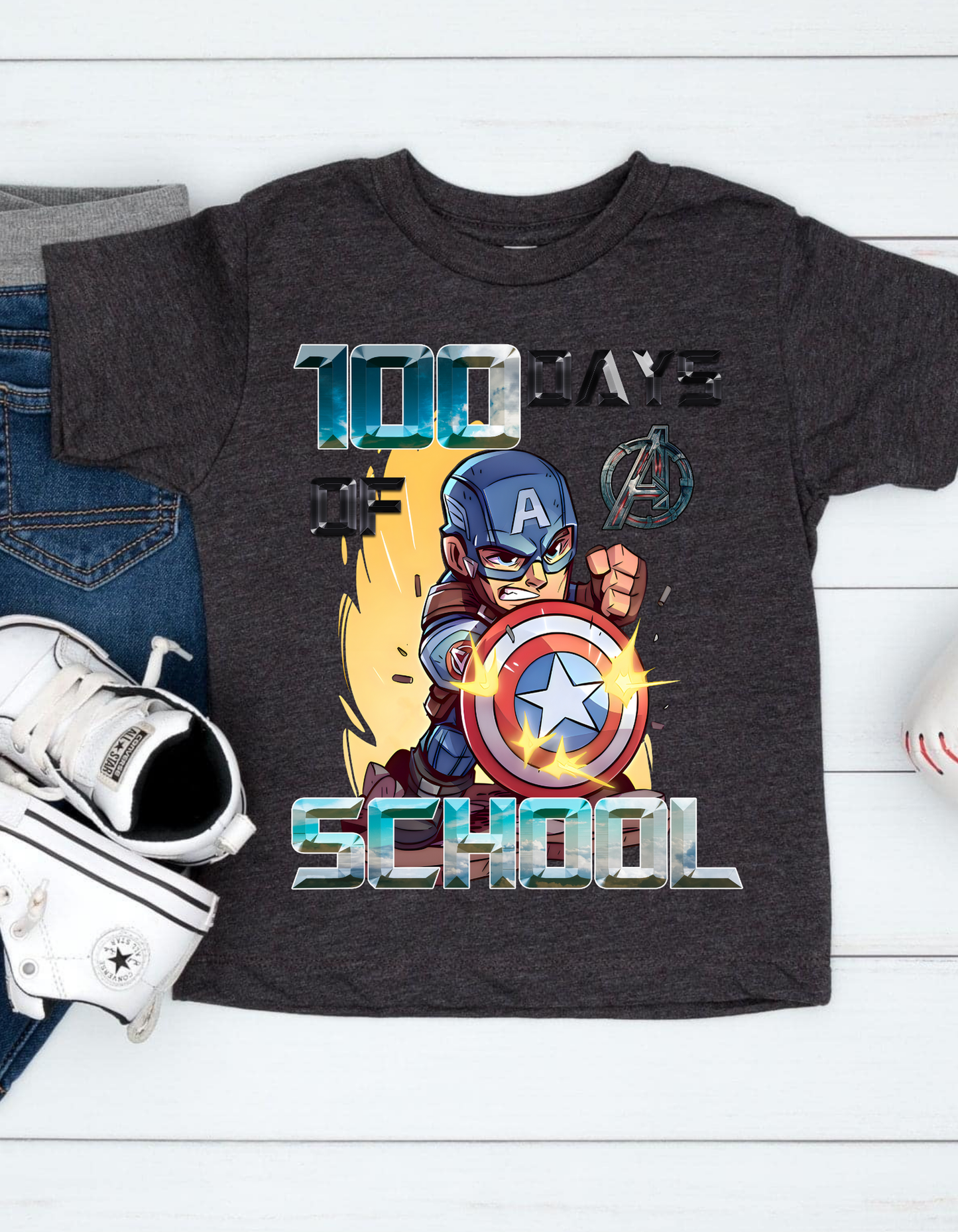 100 days of school superhero's