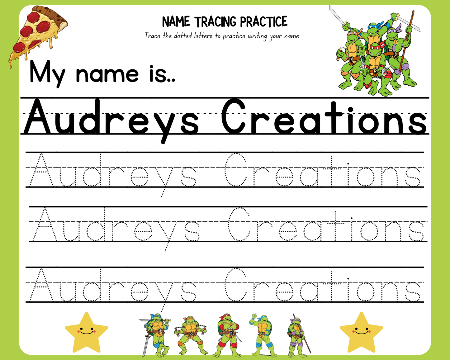 Dry Erase Learning Name Boards
