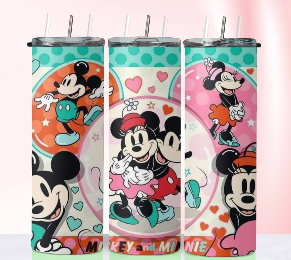 Minne and Mikey and friends Tumblers