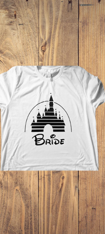 Disney bride shirt xsmall