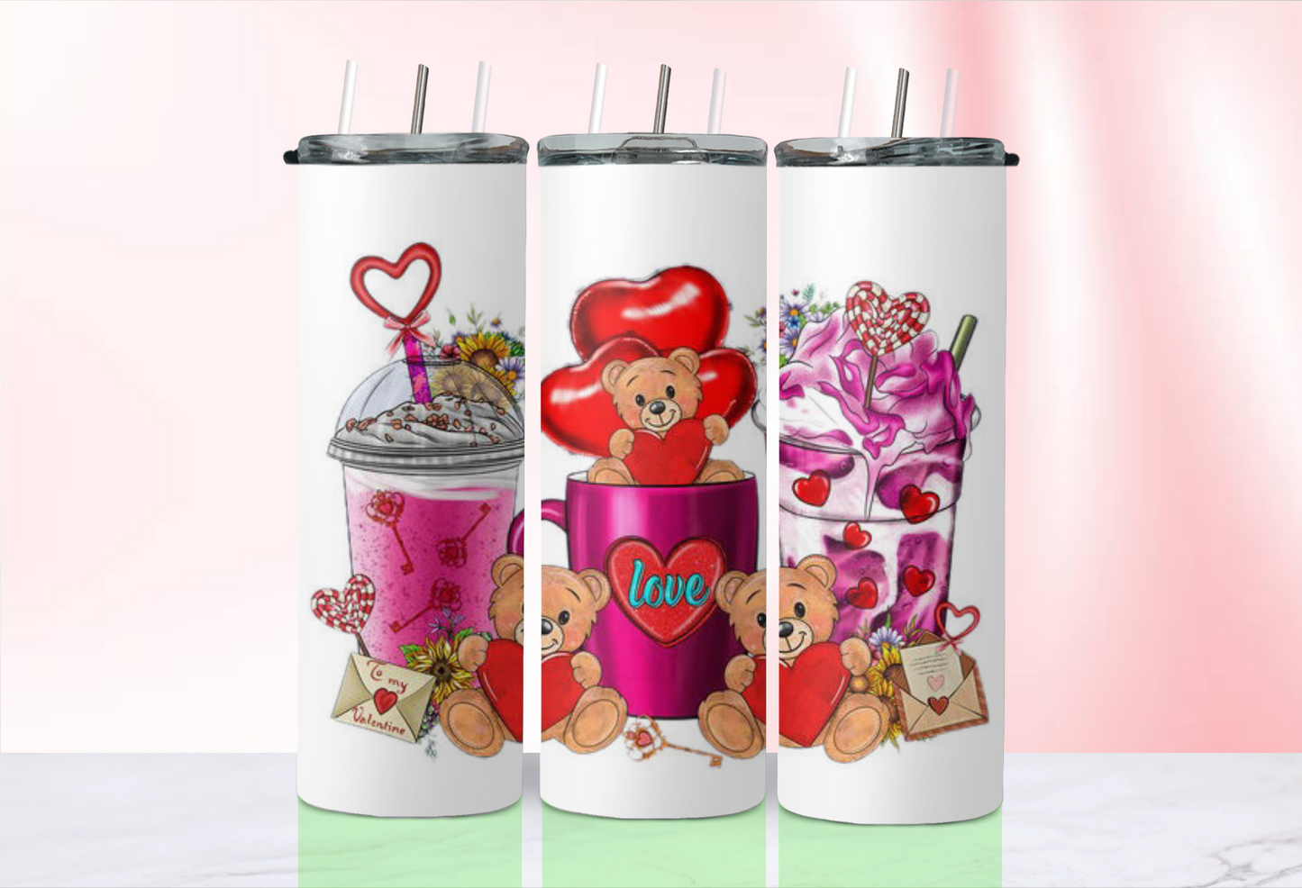 Cute Valentine Day Cups