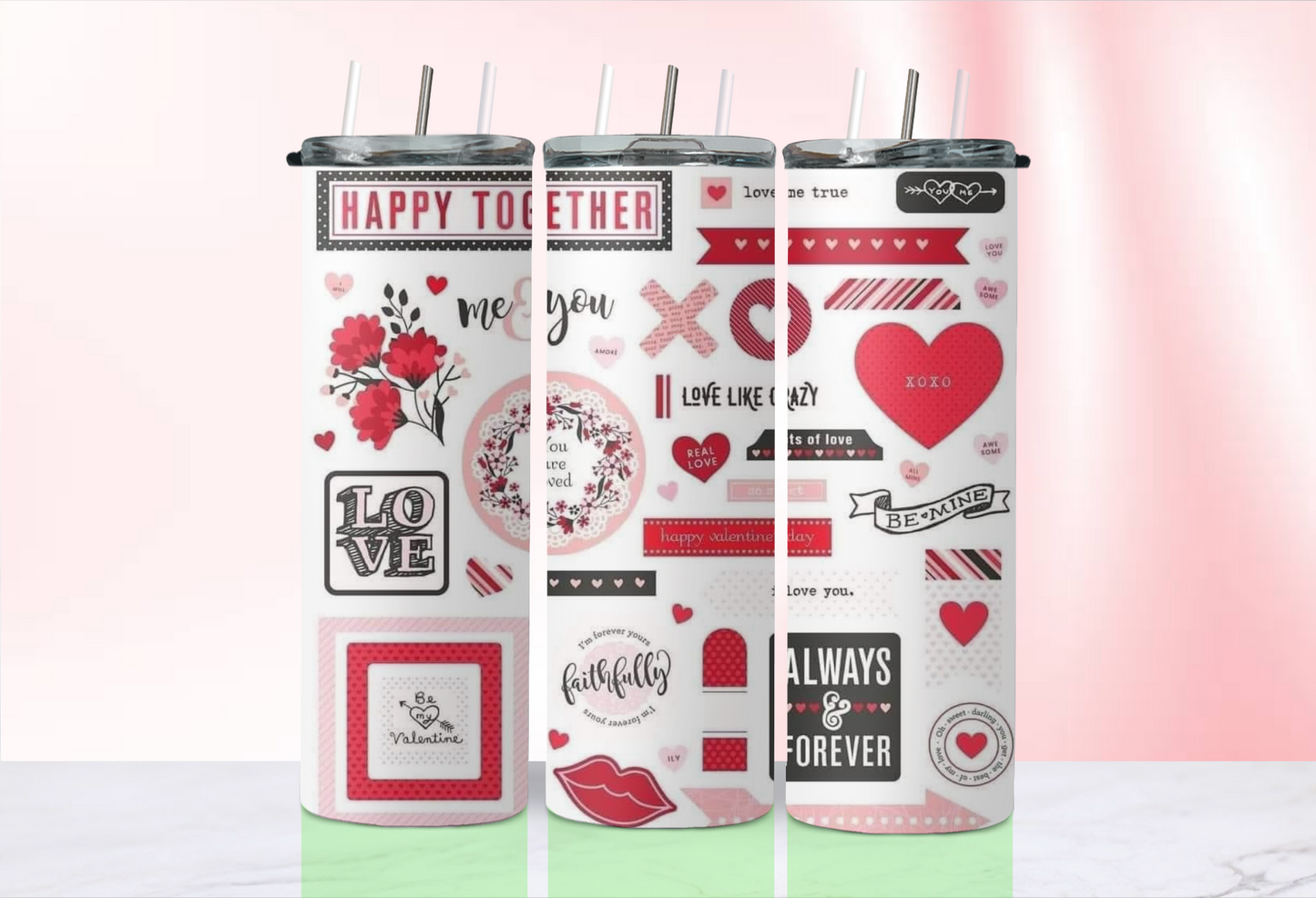 Cute Valentine Day Cups