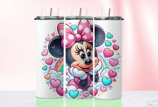 Minnie and Mickey Valentine Tumbler