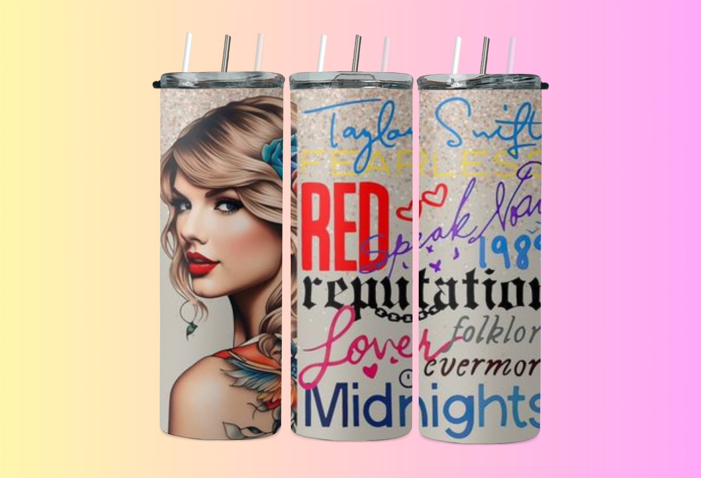 Taylor Swift tumblers