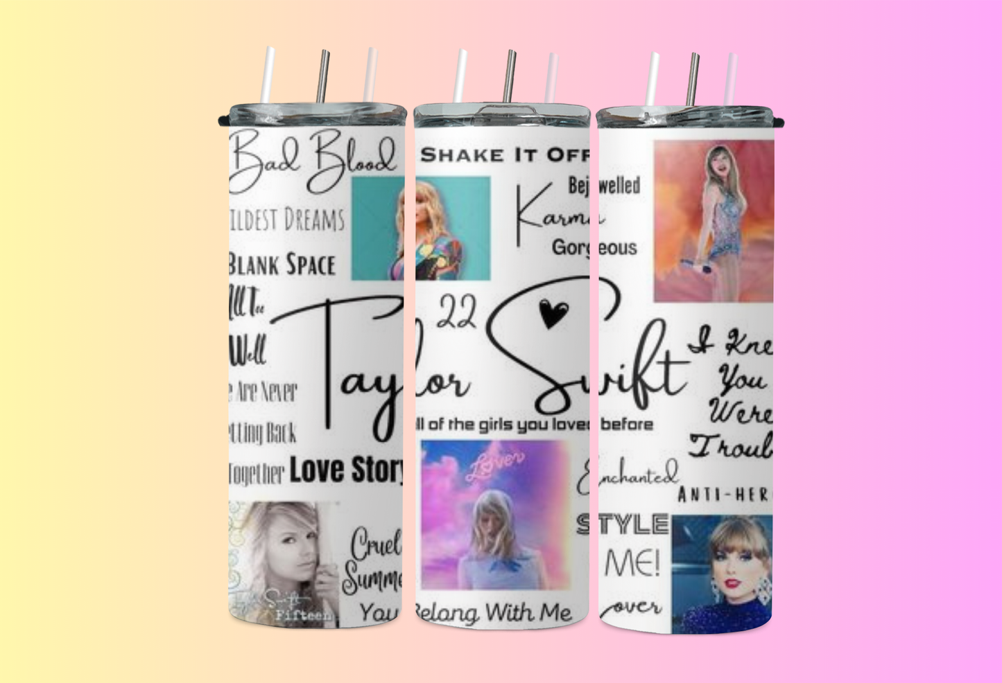 Taylor Swift tumblers