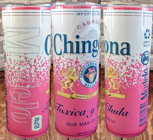 Chingona Modelo tumbler