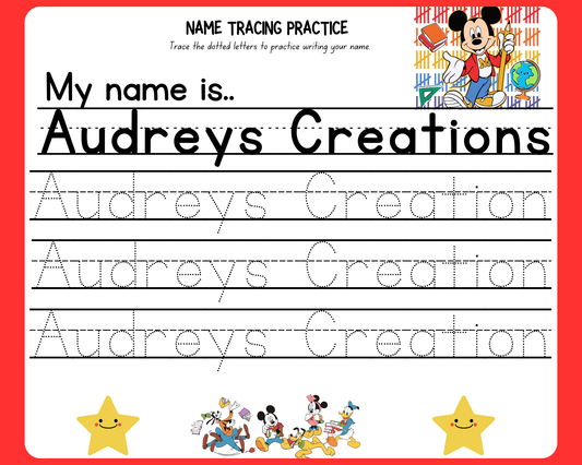 Dry Erase Learning Name Boards