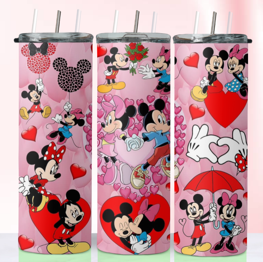 Minne and Mikey and friends Tumblers